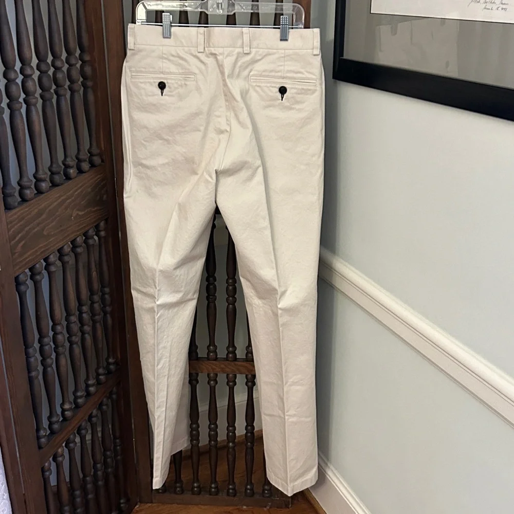 Orvis Men's Tan Khaki Pants 32 x 34 L Long EUC - Picture 6 of 7